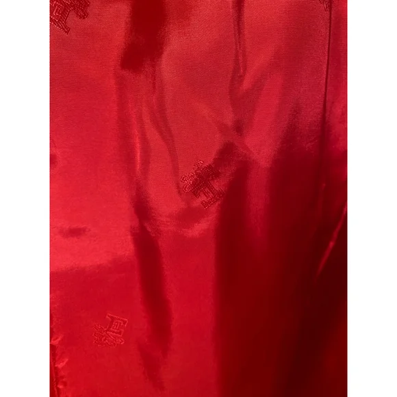 Women's vintage Escada Blazer Jacket Size 14 Red Black - Picture 11 of 12